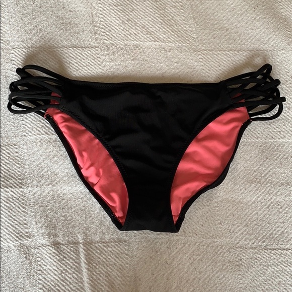 full coverage black bikini bottoms